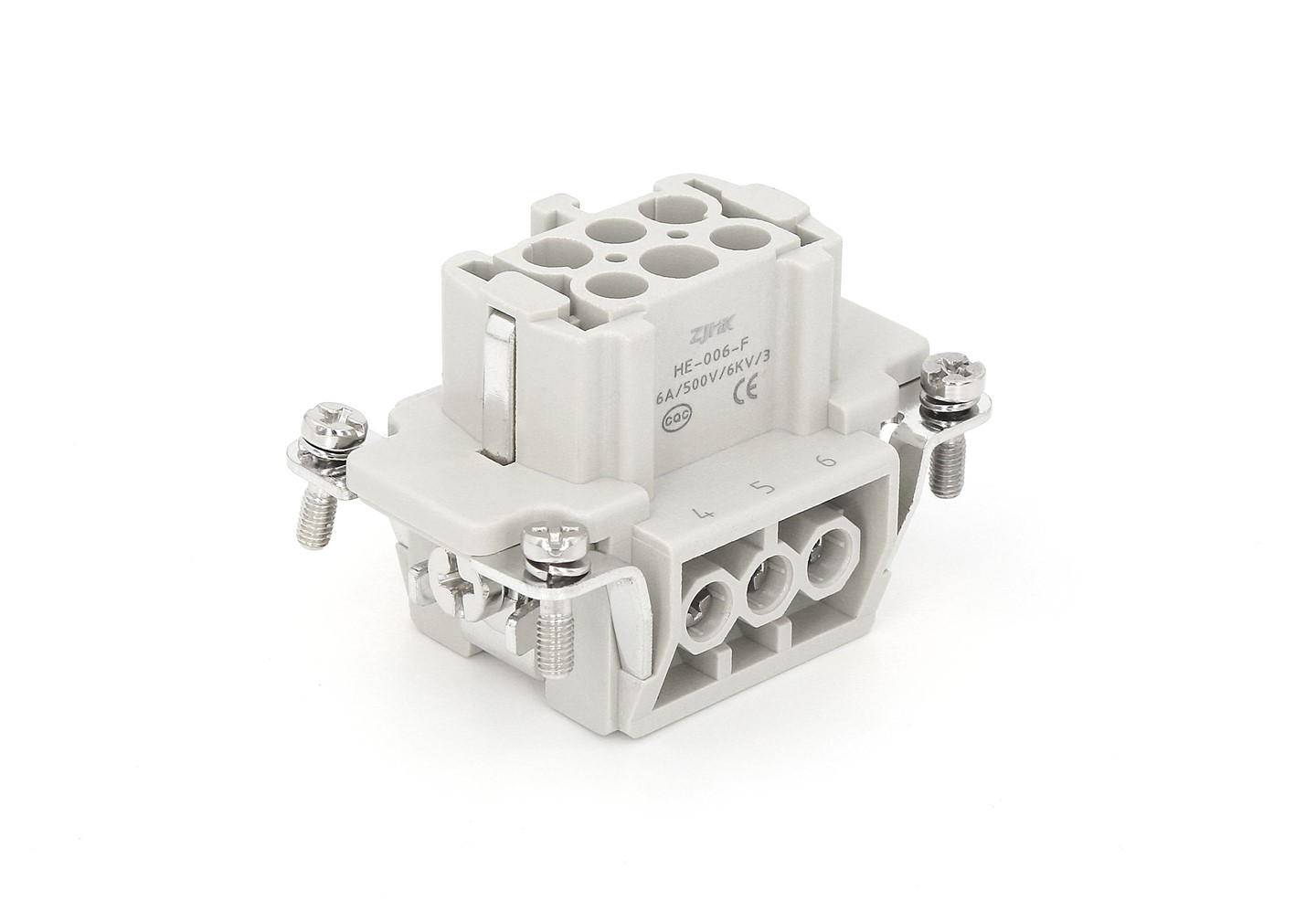 Tugeva töövõimega pistik 6 kontaktiga 09330062701